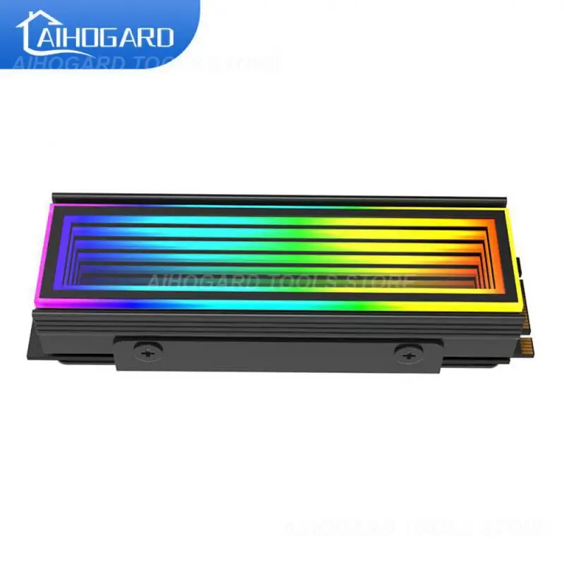 

Power 1.8w3.6w Computer Solid-state Drives Auxiliary Heat Dissipation Hot Material Radiator Aura Male And Female Computer Parts