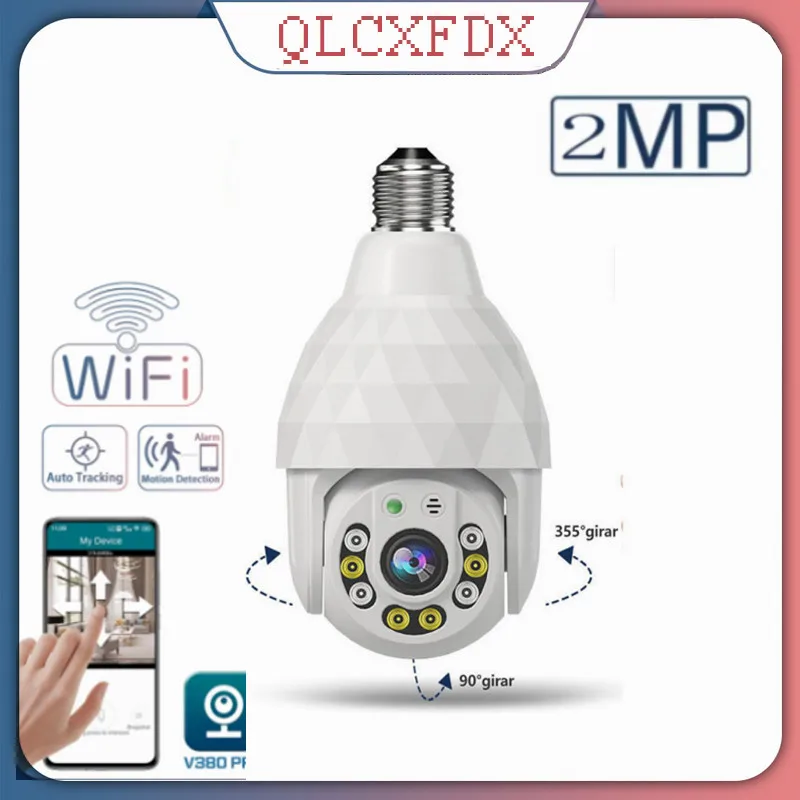 

Умная IP-камера V380pro 1080P E27 с Wi-Fi и функцией ночного видения