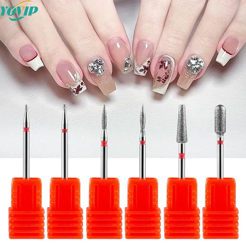 

1pcs Diamond Nail Drill Bit Rotery Electric Milling Cutters For Pedicure Manicure Files Cuticle Burr Nail Tools Accessories