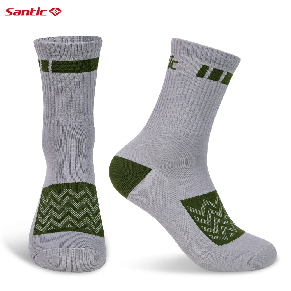 

Santic Cycling Socks Outdoor Sports MTB Road Bike Riding Breathable Comfortable Sweat Absorbent Wear-Resistant Socks Unisex