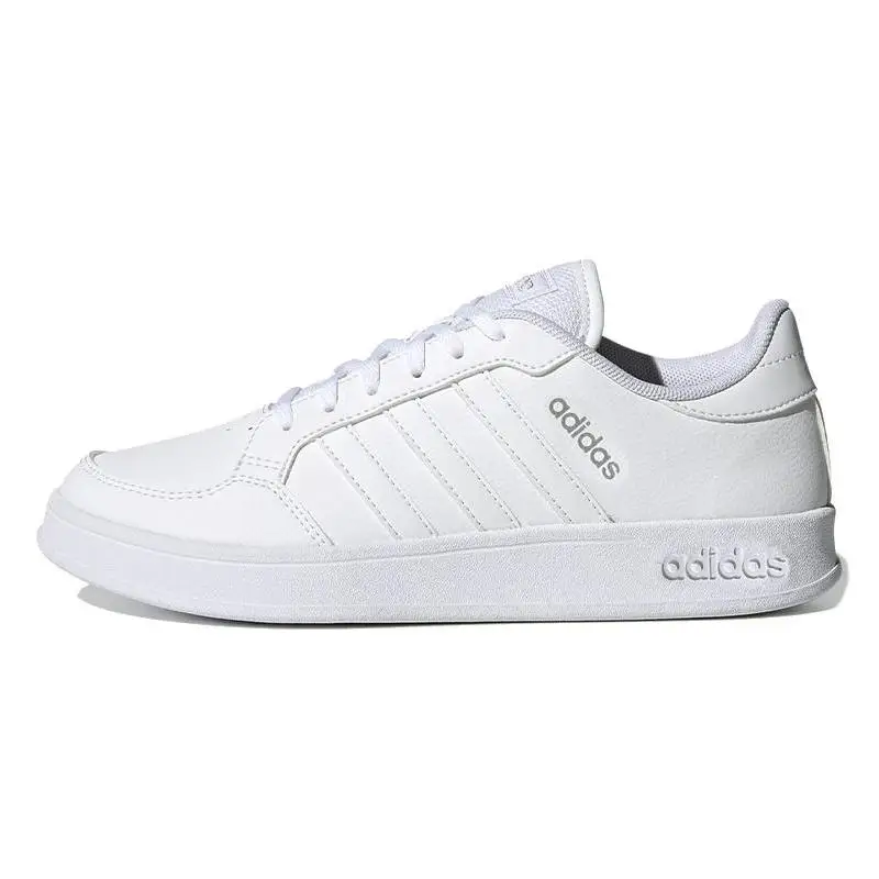 Adidas Women's Breaknet 'White Silver Metallic' Sneakers shoes FX8725