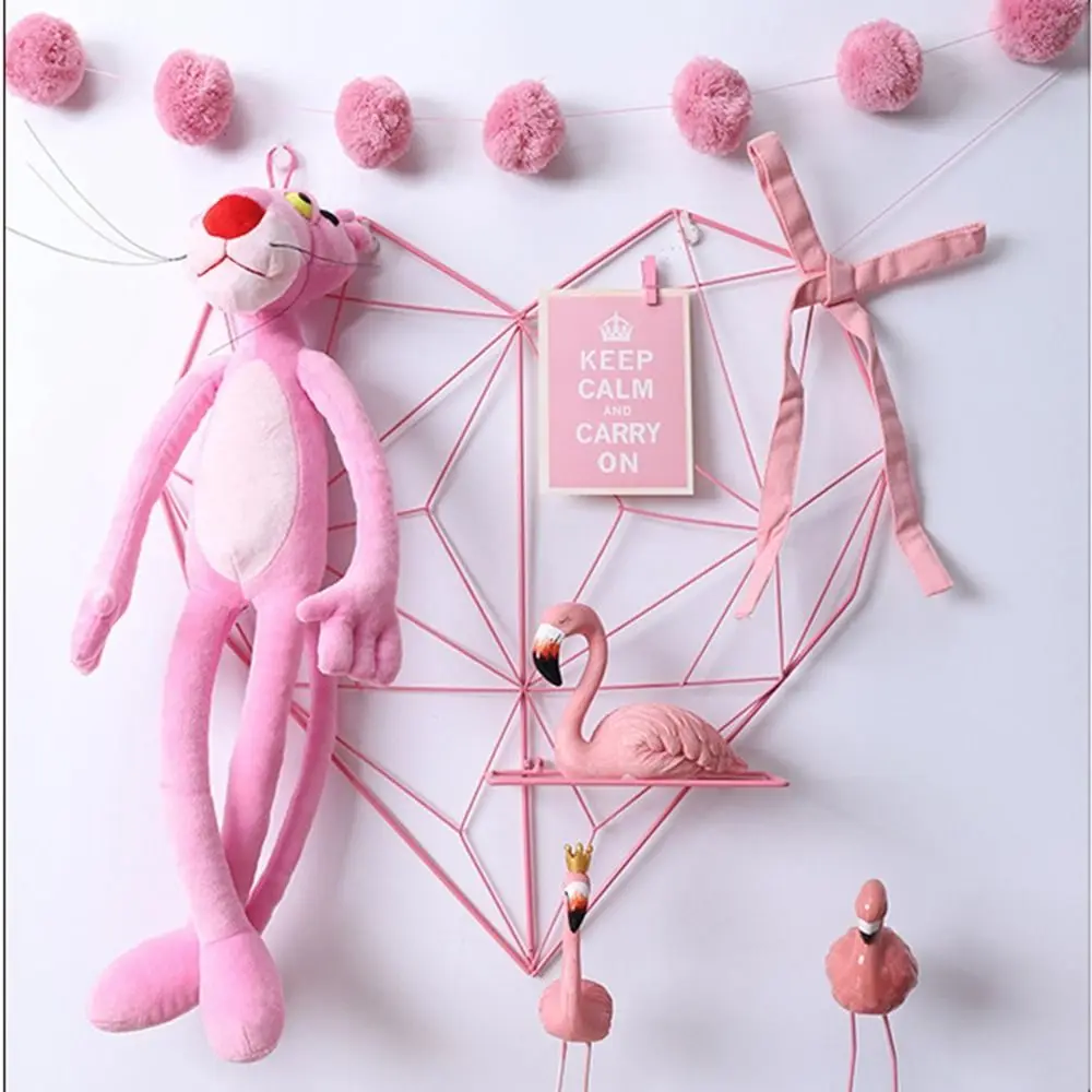 

Nordic Iron Art Love Heart Rack Holder Love Grid Photos Frame Display Wall Hanging Shelf Home Living Room Atmosphere Layout