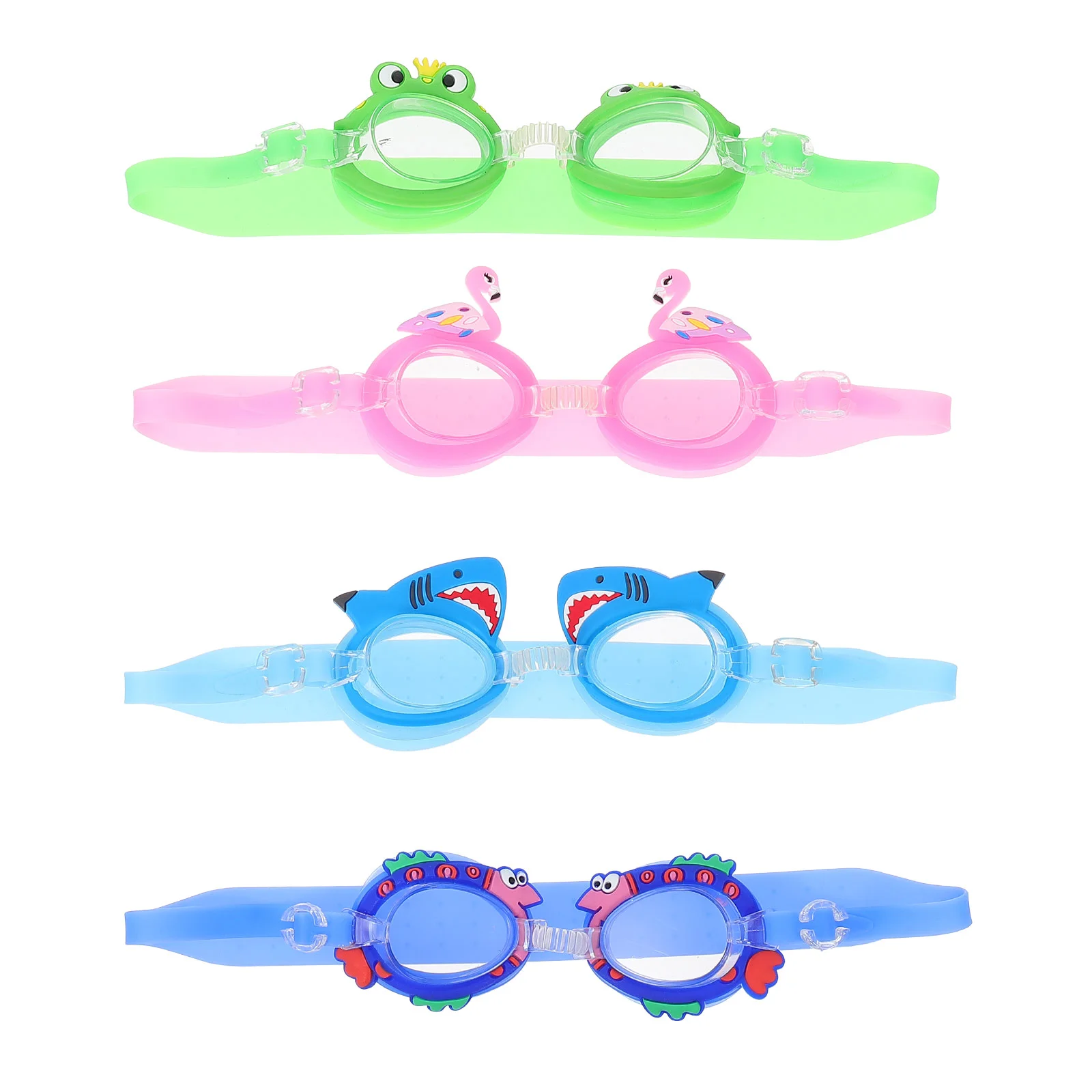 

Очки для плавания с защитой от запотевания, 4 шт.