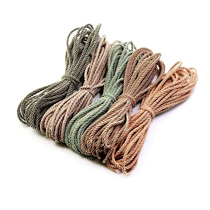 

1M 2.5mm Korean Version Elastic Rubber Band Handmade Double Salad Threaded Hair Rope DIY Jewelry Accessories Head Rope Material
