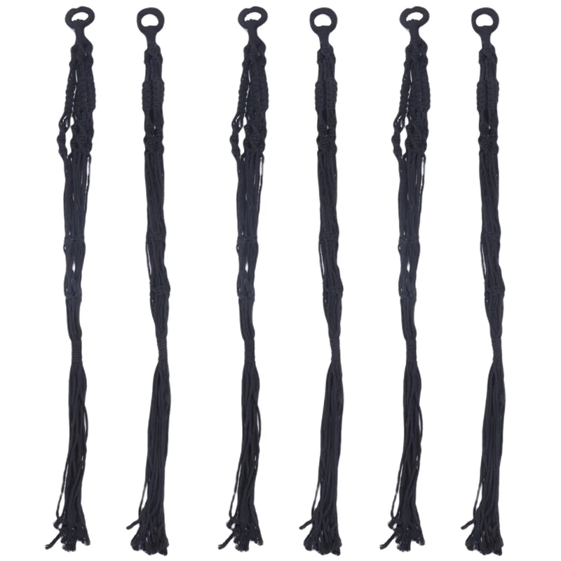 

JFBL Hot Plant-Linked Indoor And Outdoor Hanging Flowerpot Basket Cotton Rope, Garland Plant Stand, 6 Pieces