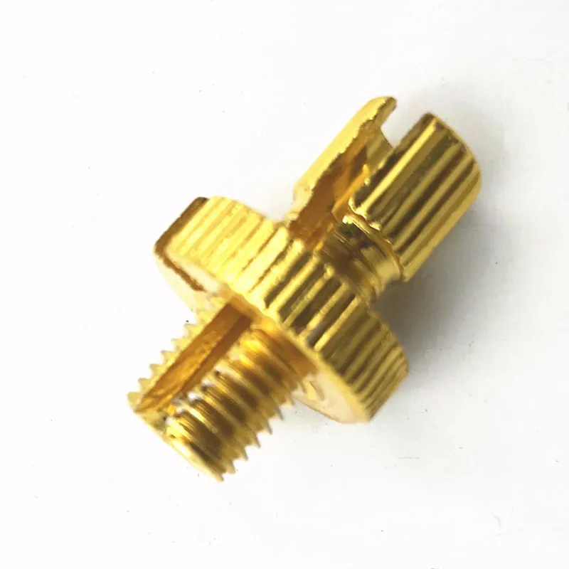 Gold Motorbike M10 10mm Clutch Lever Cable Adjuster Kit Bolt Lock Nut GSXR YZF |