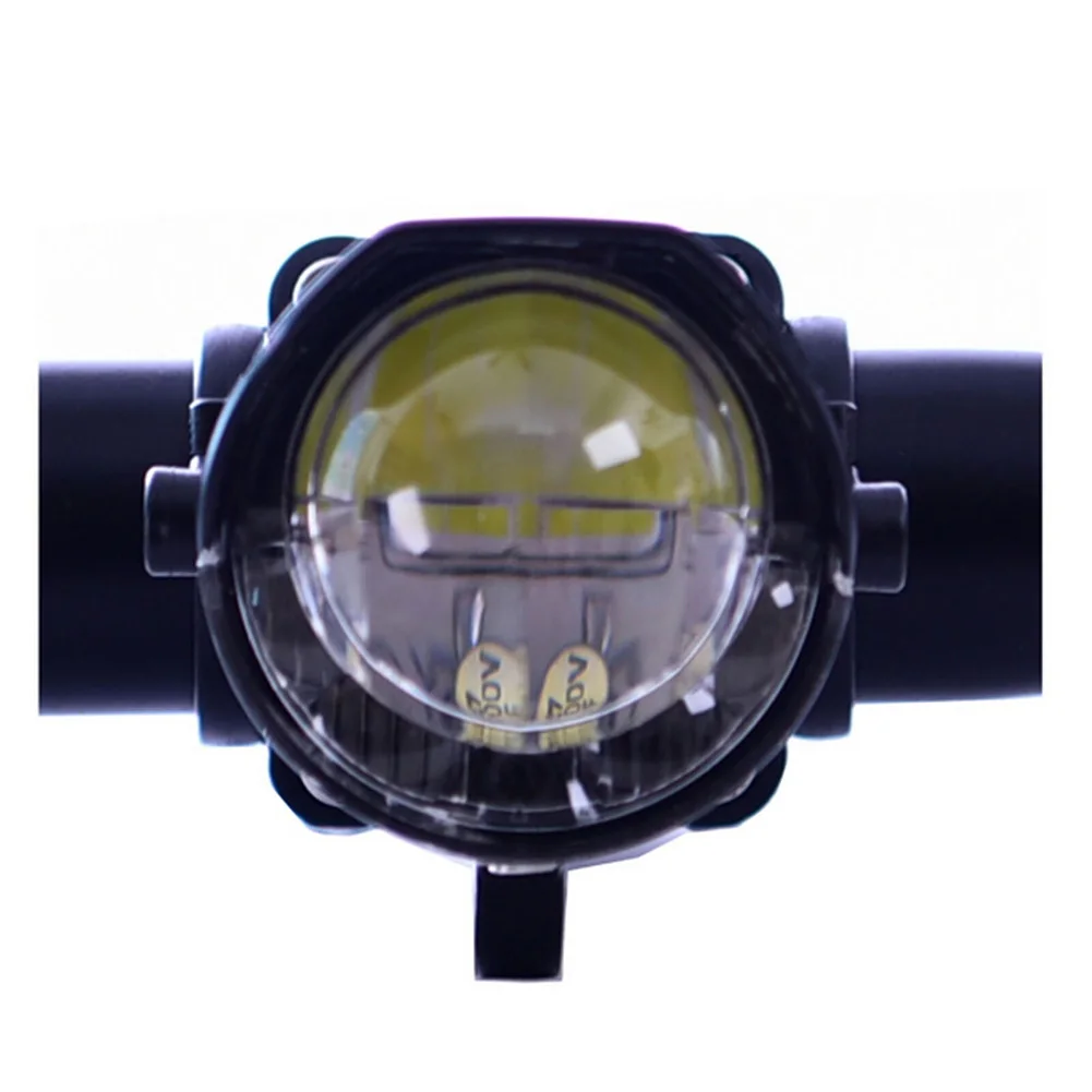 

LED Headlamp Light Car DC12-80V Durable Fork Front Head Lamp Plastic Scooter Accessory E-bike Handlebar Practical