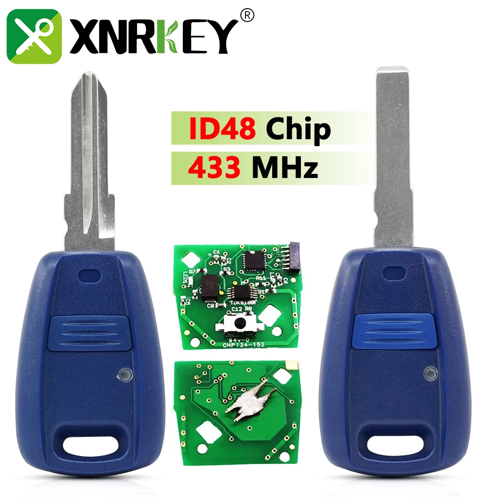 Умный дистанционный ключ задняя крышка 1 кнопка для Fiat Punto Doblo Bravo транспондер