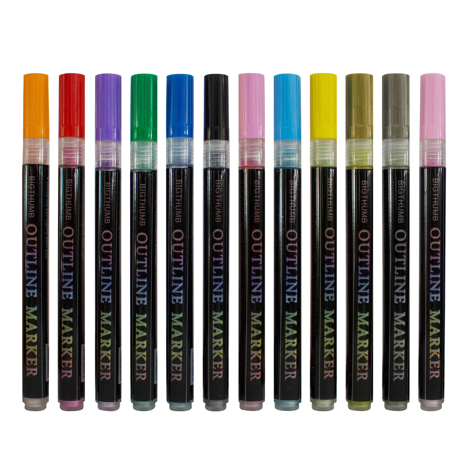 

Двусторонняя контурная ручка, ручки для журнал, набор мерцающих контурных маркеров, используемых для письма поздравительных открыток, рисо...