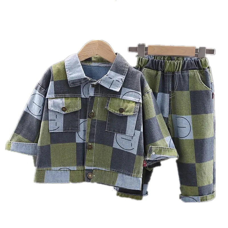 

Boys Spring Autumn Clothes Sets Children Fashion Jacket Pants 2pcs Tracksuits For Baby Boy 1 To 5 Years Kids Jogging Suits 2022