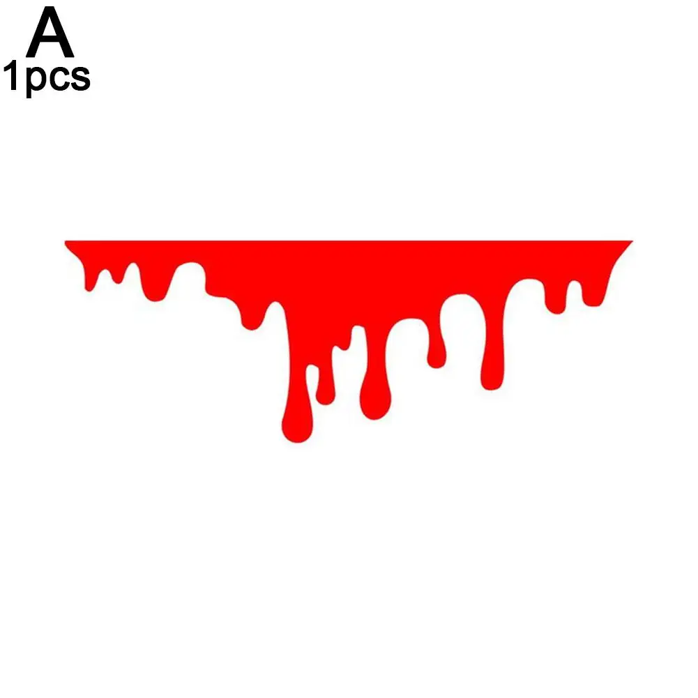 

Красные капли крови наклейки Авто Хэллоуин тема Стайлинг искусственная водостойкая наклейка на бампер Автомобильный декоративный стикер