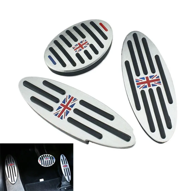 

Aluminum Alloy Car Fuel Clutch Brake Foot Pedal Sticker for BMW Mini Cooper JCW S R55 R56 R60 R61 F54 F55(Colorful)