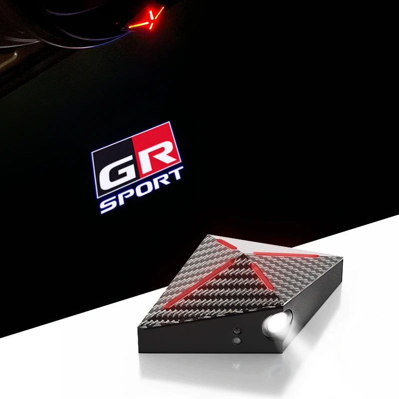 

For Toyota HV YARiS RZ RC RS Prius Lexus Harrier GRMN Car Door Light Welcome Light Opening Warning Led Universal Sticker