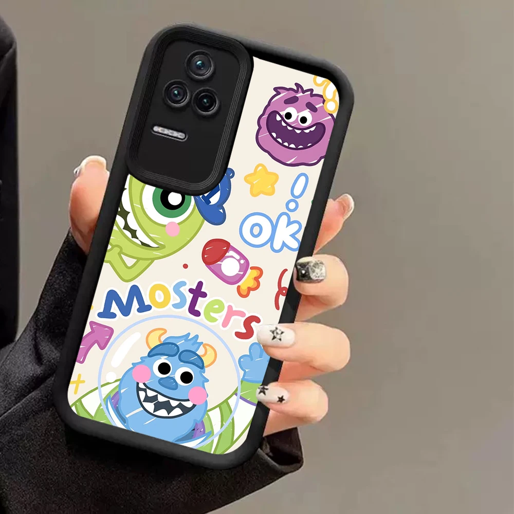 Фото Модный чехол для телефона 2025 года для Xiaomi Poco X6 X5 X4 X3 X2 Pro NFC GT, матовый бронированный мягкий силиконовый чехол AB-16 Little Monsters №1
