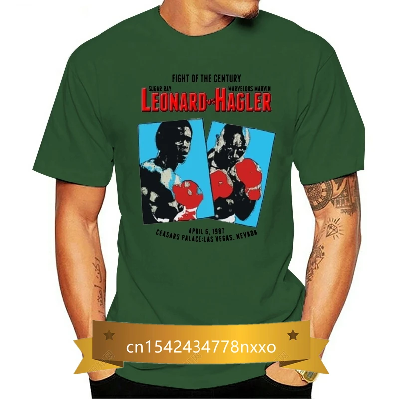 

Sugar Ray Leonard Vs Vs Hagler Retro Boxing T Shirt