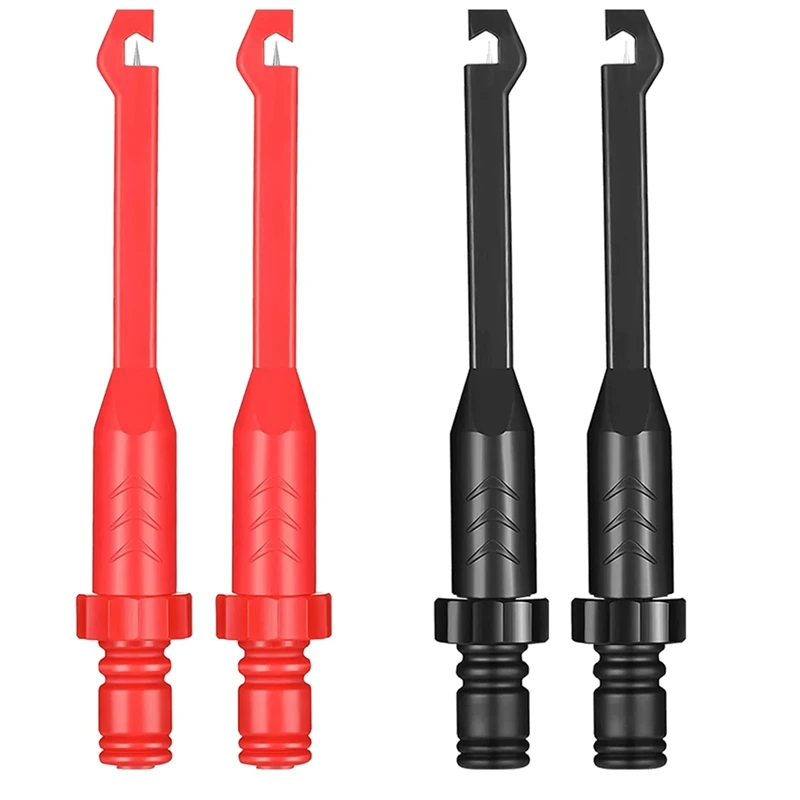 Cable Clips Piercing Test Clip 4Mm Banana Seat Heavy-Duty Insulation Probe Automotive With Back