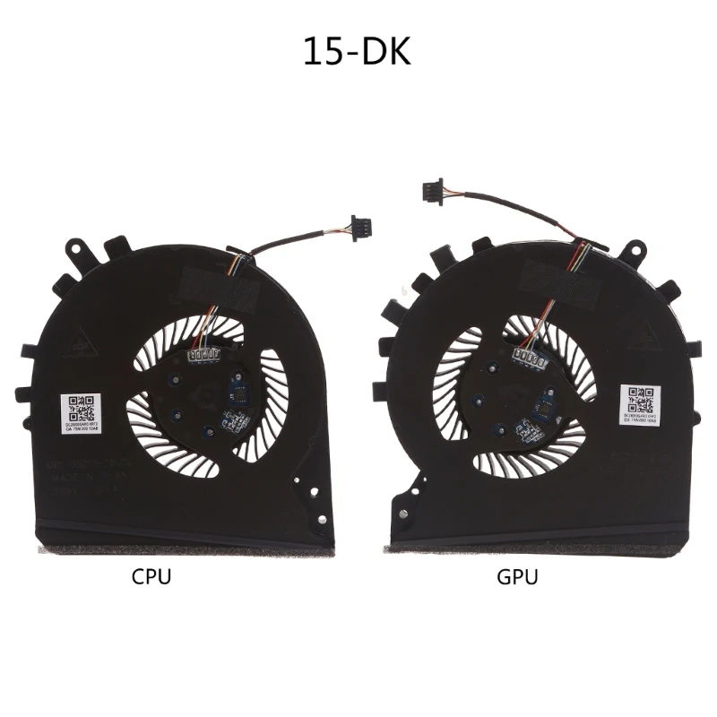 

Laptop Cooling CPU GPU Fans for HP 15-DK TPN-C141 L57170 L56900 001 ND85C16 Notebook Graphics Card Radiator Fan