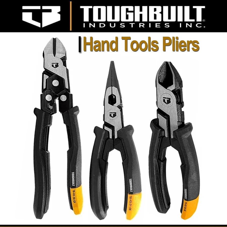TOUGHBUILT Ручные инструменты Плоскогубцы для экономии труда Диагональные кусачки
