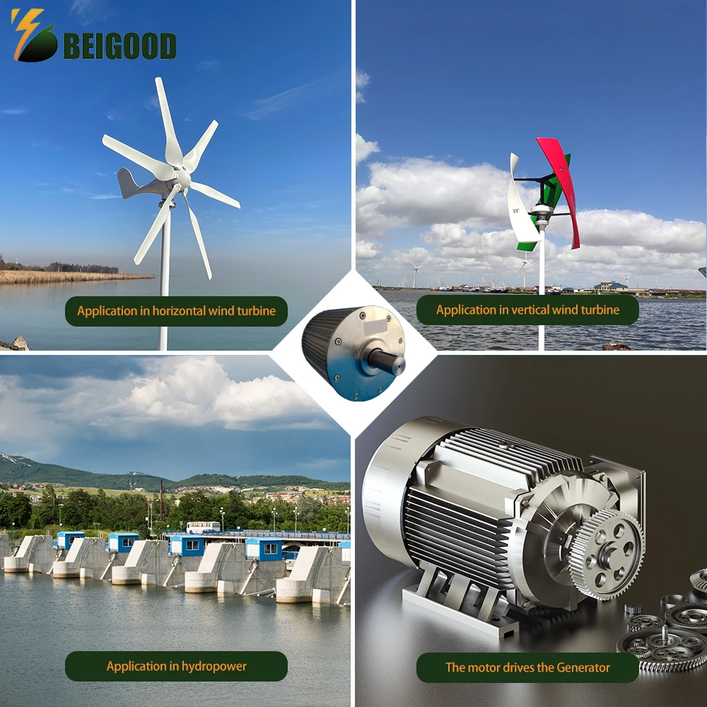 Новый энергетический ветрогенератор и турбина низкой скорости 10000 Вт 20000 48 В 96 220