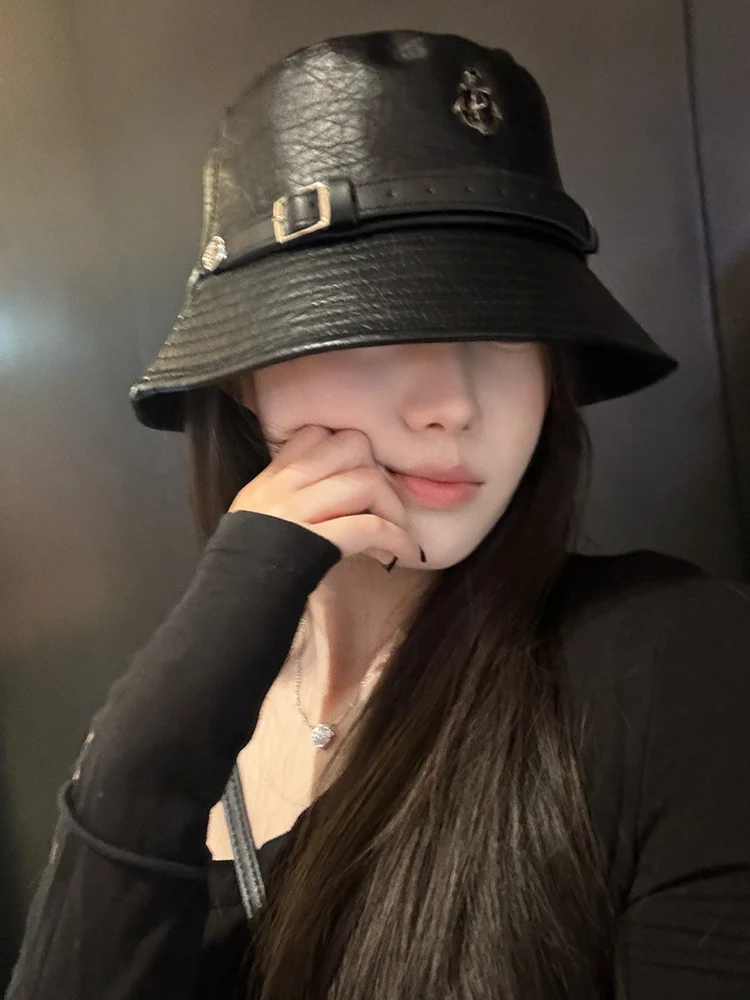 Ouipack Корейская серия Ретро из искусственной кожи с металлической пряжкой Значок