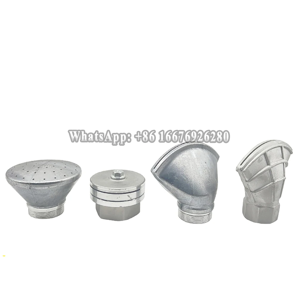 Фото Насадка для грузовика Duckbill, 1,5 или 2 дюйма, DN40, DN50, широкий веерообразный плоский спринклер, регулируемое универсальное основание, санитарный №3