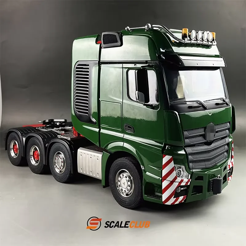 Фото Scaleclub 1/14 Tamiya шасси тяжелого трактора 8x8 модель грузовика с дистанционным управлением модифицированное шасси №3