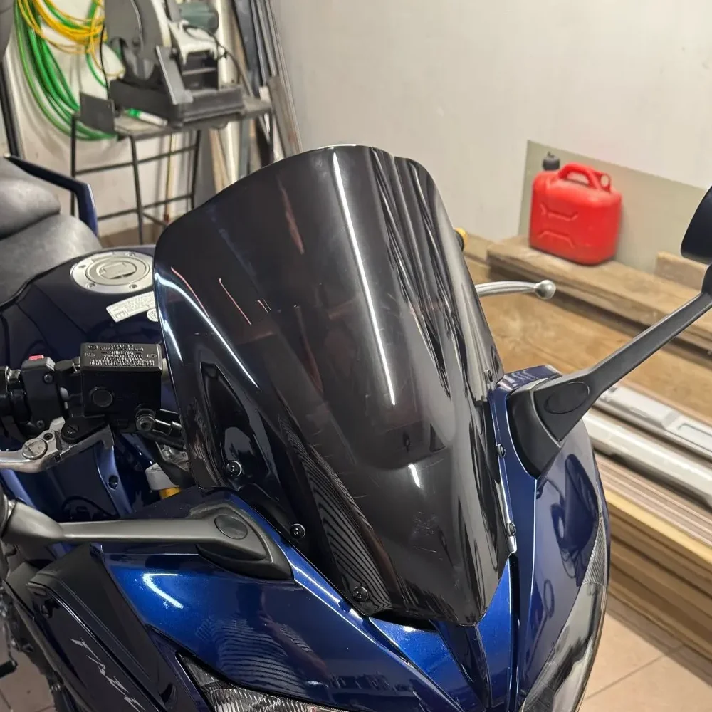 Фото Ветровое стекло FZ1000S для мотоцикла Yamaha Fazer FZ1S FZ1 1000 S 2006-2015 (2006, 2007, 2008, 2009, 2010, 2011) с двойной вогнутой поверхностью №2