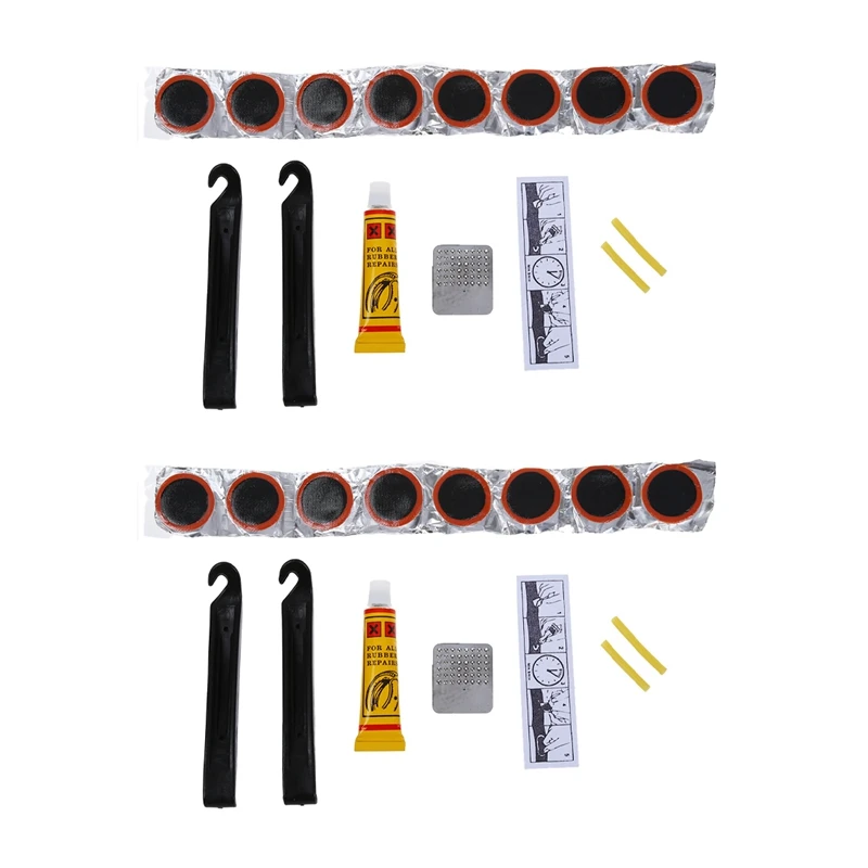 

2 шт., велосипедный комплект для ремонта проколов велосипеда
