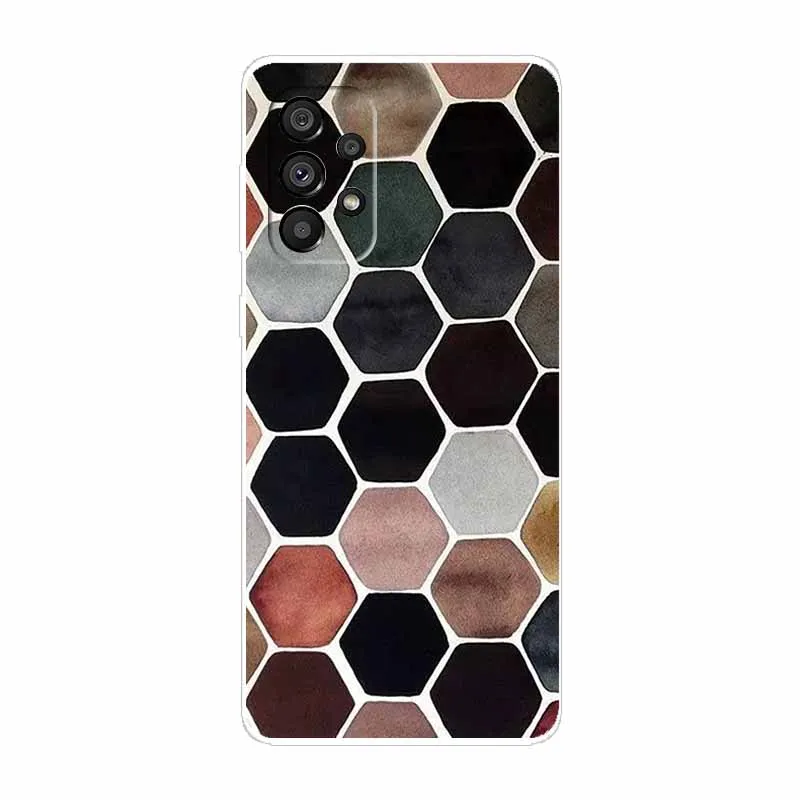 Чехол для Samsung A13 4G A135F новая модная мраморная силиконовая Мягкая задняя крышка из