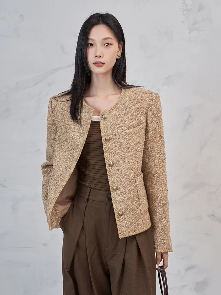 Move by Exquisite Graceful Fashion Temperament Утягивающее светское универсальное короткое пальто