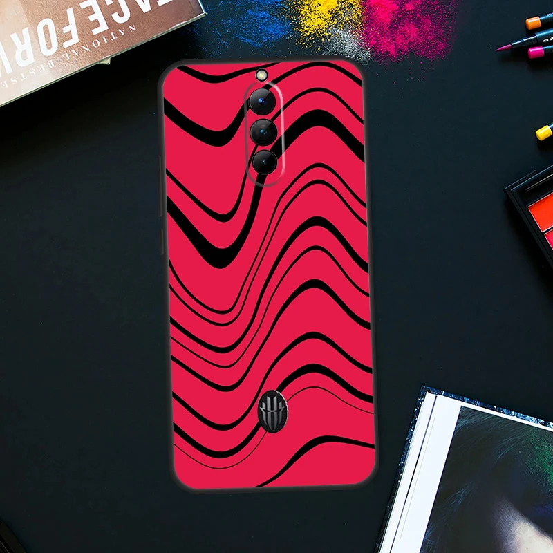 Оловянное зеленое освещение для ZTE Nubia Red Magic 9 8 8S Pro Plus RedMagic 6S 7S 6 7 Чехол