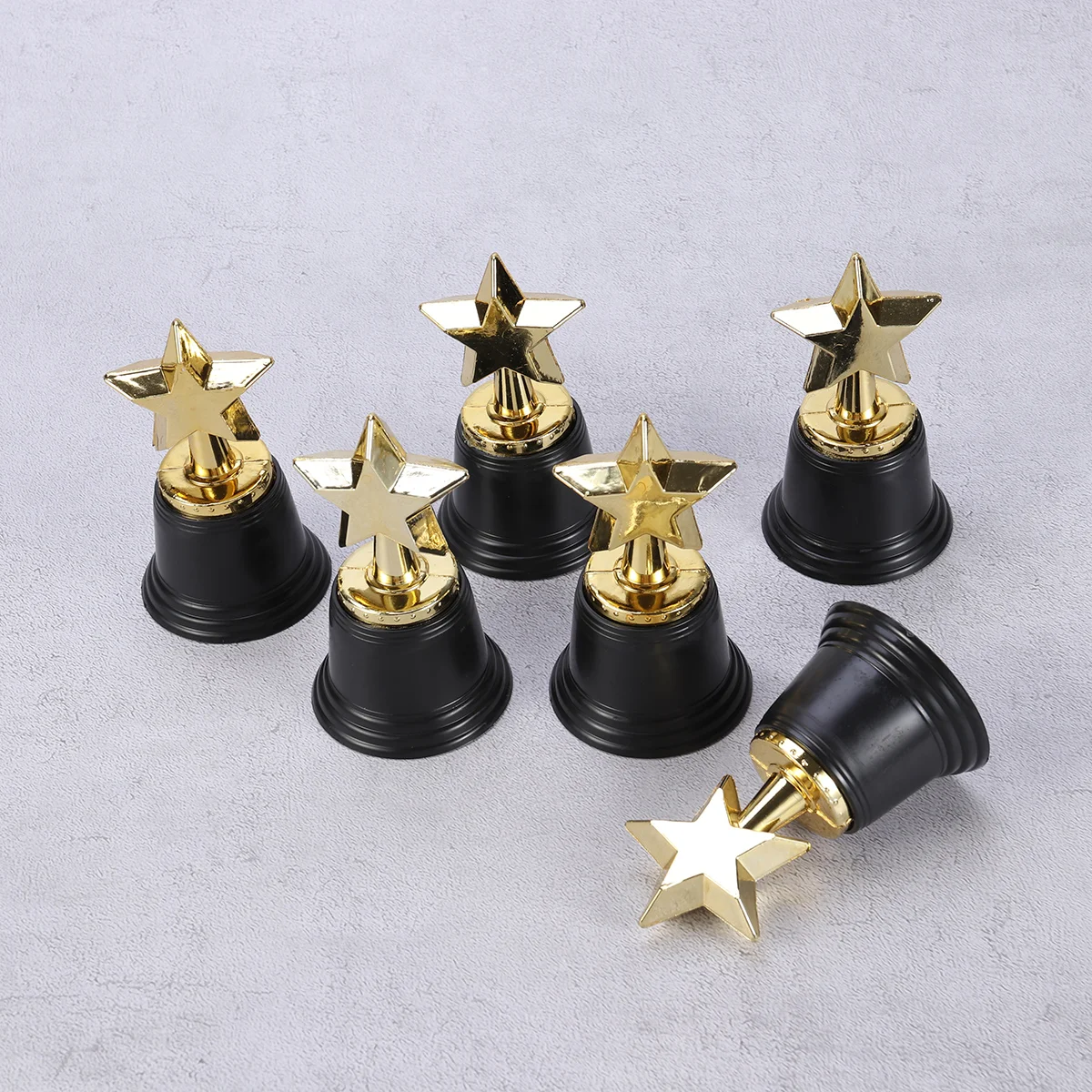 

6 Pcs Party Trophy Christmas Gold Stars Soccer Medals Award Trophies Kids Ceremony Football Awards