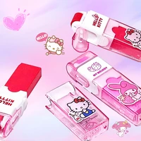 hello kitty melody roller eraser kawaii anime sanrioed students stationery 2 colors cute no rubber scraps left lovely kids gift