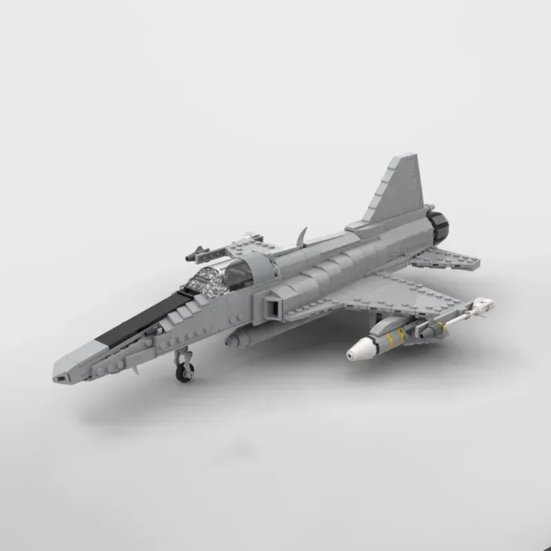 Военная модель Moc строительные кирпичи масштаб 1:35 F-20 Tigershark истребитель
