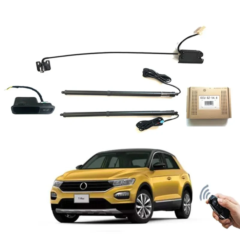 

Автоматический Электрический подъемник задних ворот для VW T-ROC/TROC/T ROC 2018-2022, автомобильные смарт-аксессуары, подъемный ножной датчик багажника