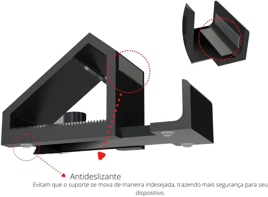 

Computer Adjustable Non-Slip Computer Support Monitor TV Desk Stand for Home and Office Use, Durable and Stable.