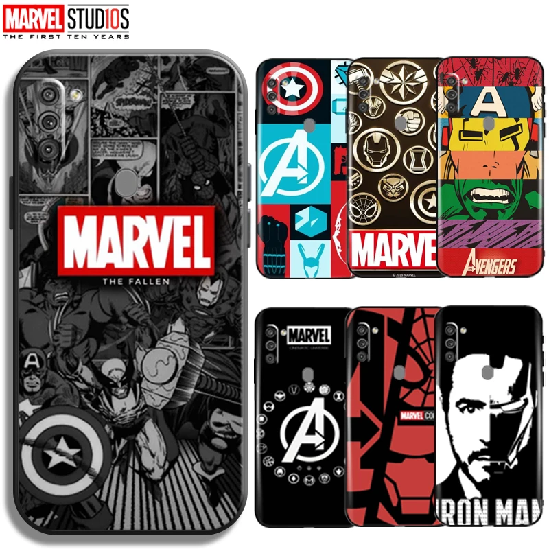 

Marvel Avengers Logo Phone Case For Samsung Galaxy M11 Carcasa Bumper Coque Funda Silicone Cover Ultra-Thin