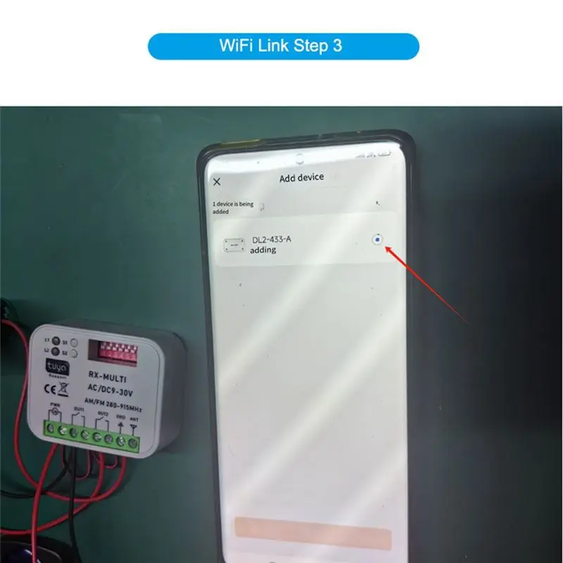 Фото #   Лучший выбор: универсальный Wi-Fi приемник для гаражных ворот Tuya AC 85-250V RX-Multi 280-915Mhz, переключатель для умного дома Smart Life №5