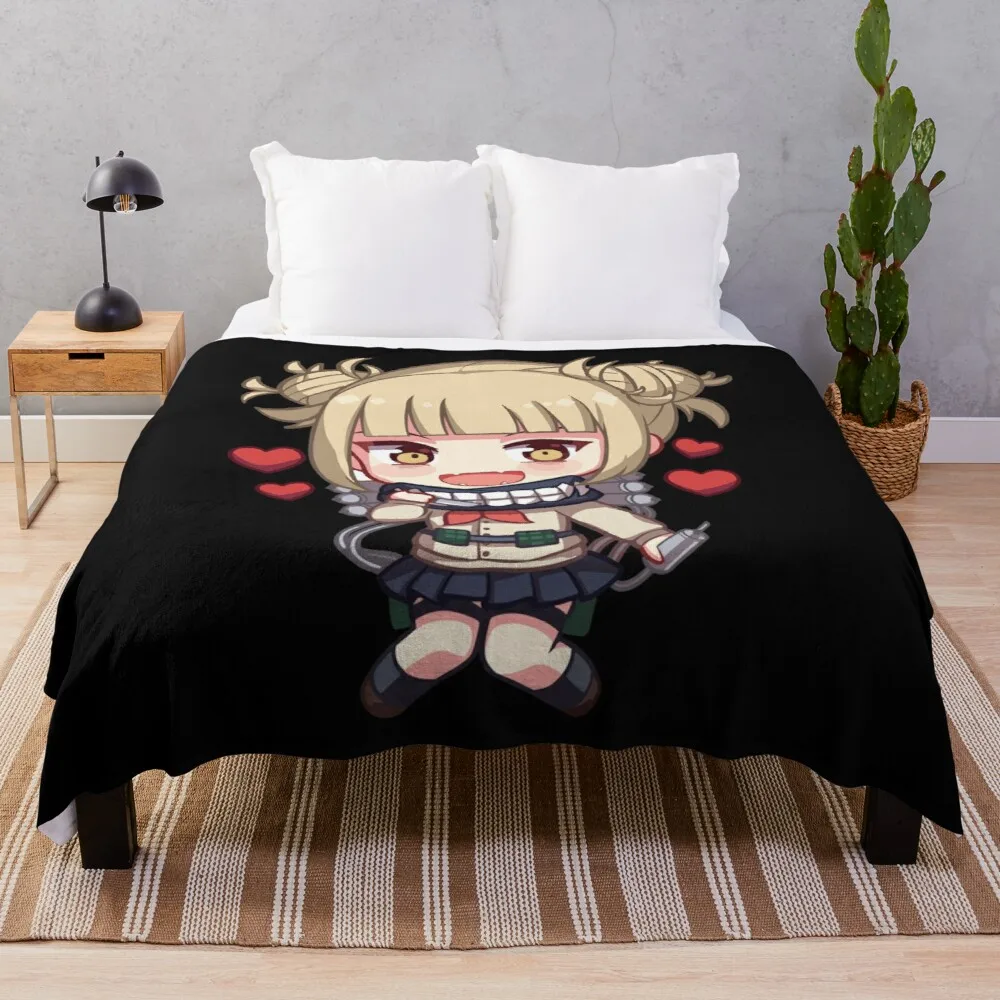 

Toga Himiko Chibi My Hero Academia Bestie Sherpa Blanket For Sofa Star Throwing Mexican Blanket At Home Throw Blankets