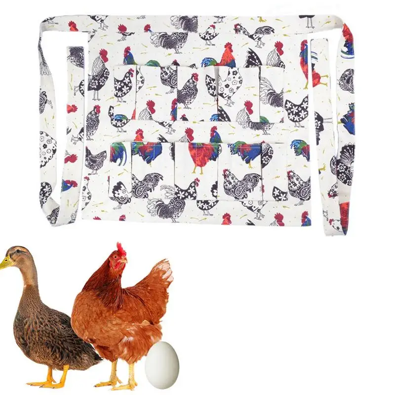 

Egg Collecting Apron Pockets Holds Chicken Farmhouse Farm Home Waterproof Aprons For Women With Pockets Kitchen Apron Christmas