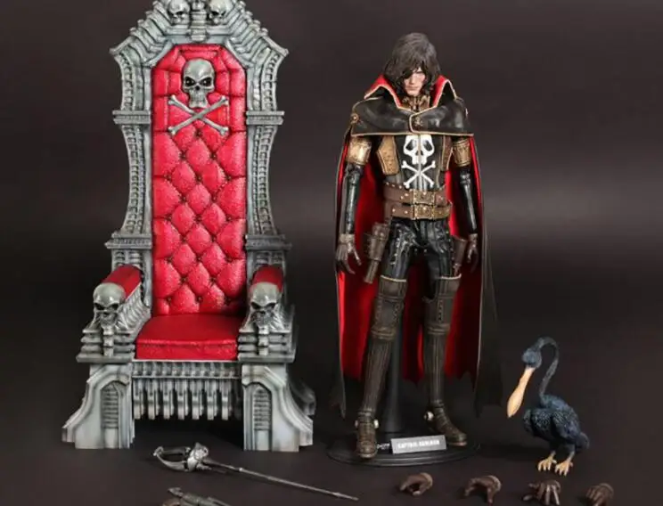 

Original Hot Toys 1/6 MMS223 Space Pirate Captain Harlock Action Figure Model