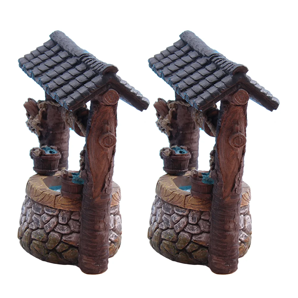 

Wellmini Water Miniature Accessories Garden Figurinestiny Vintage Fairy Model Ornament Furniture Succulents Micro Statuefigurine