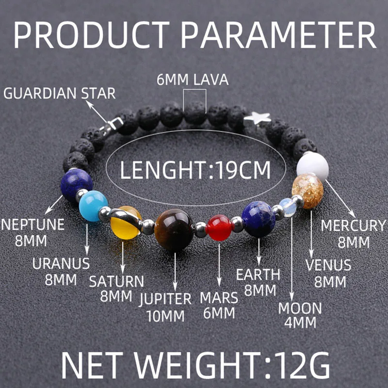 Браслет с бусинами из Натурального Гематита для мужчин и женщин |