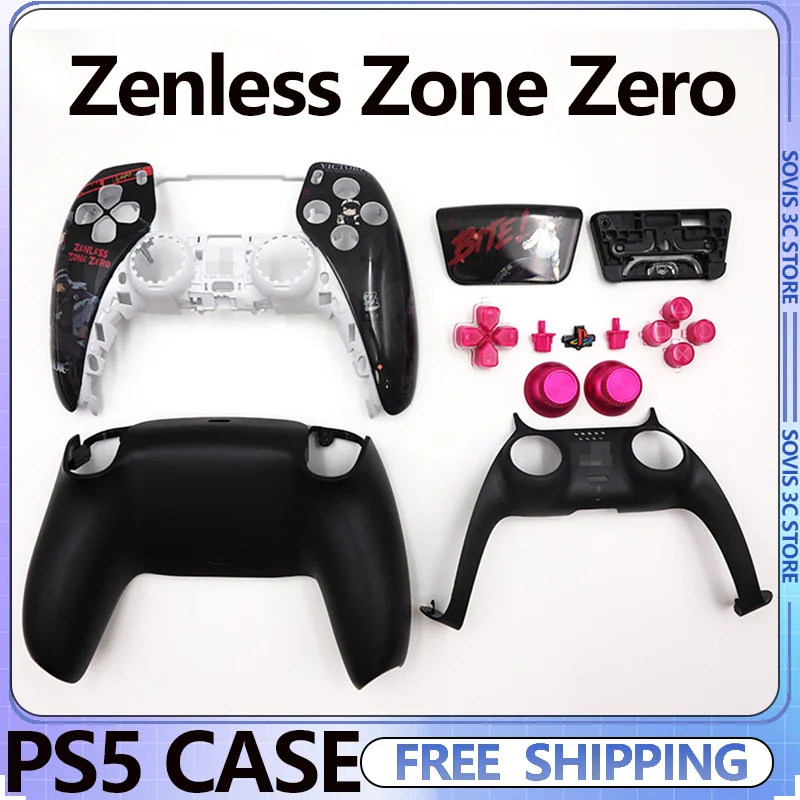 Фото Чехол для игрового контроллера в стиле аниме Zenless Zone Zero, кастомный чехол, модифицированные скины для геймпада PS5, игровые аксессуары, подарки №1