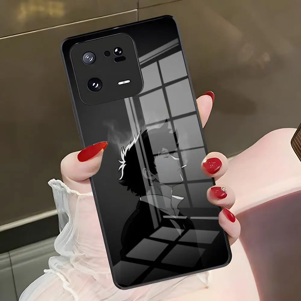 Фото Чехол для телефона Anime C-Cowboy Bebop для Redmi Note 15pro 14 4G 13pro 14C 13 5G 13 12s 11s, стеклянный чехол №3