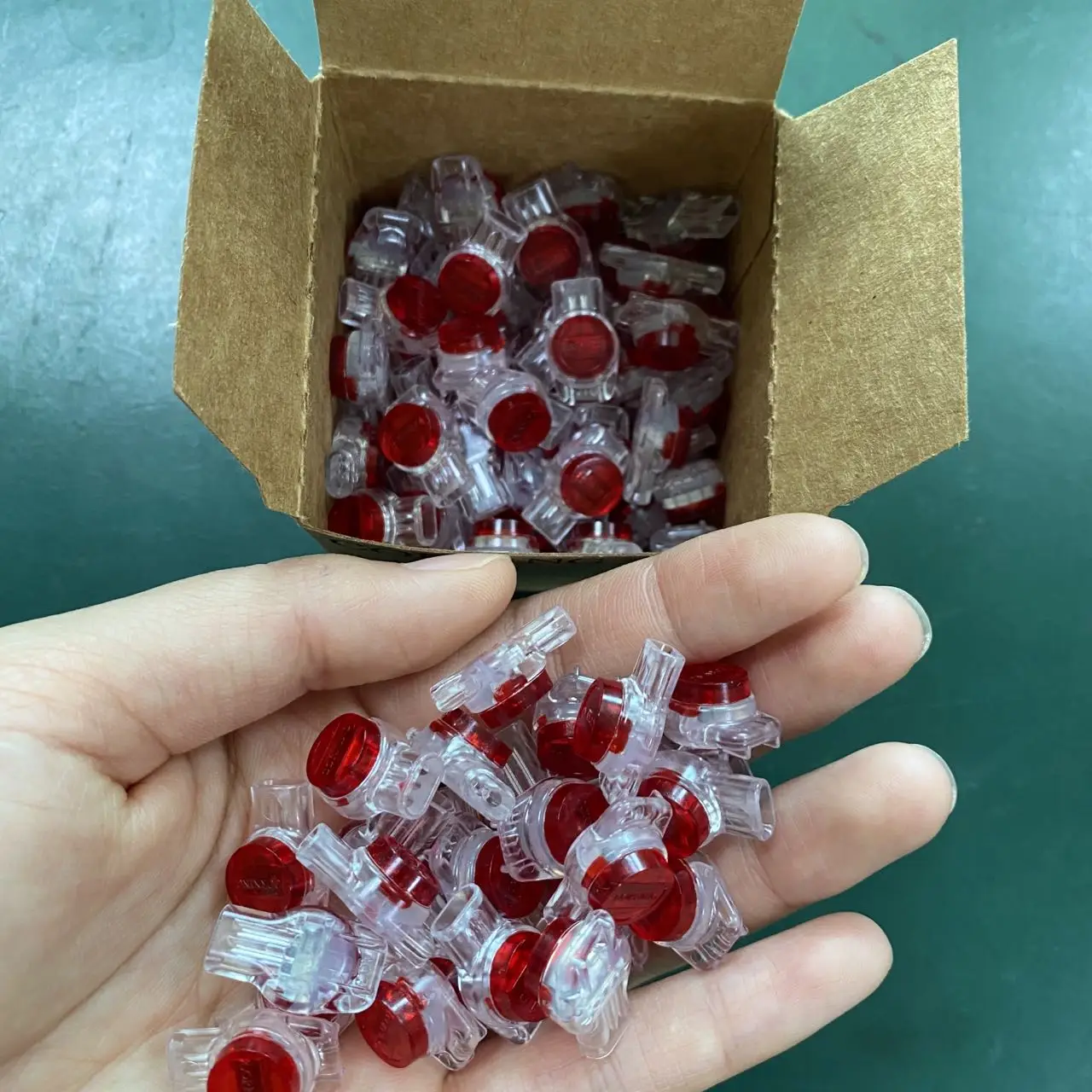 3M/CORNING UY K3 Three-wire Multiplexed Three-core Fast Connect Wiring Telephone Network Cable Crimping Quick Connector 100 PCS