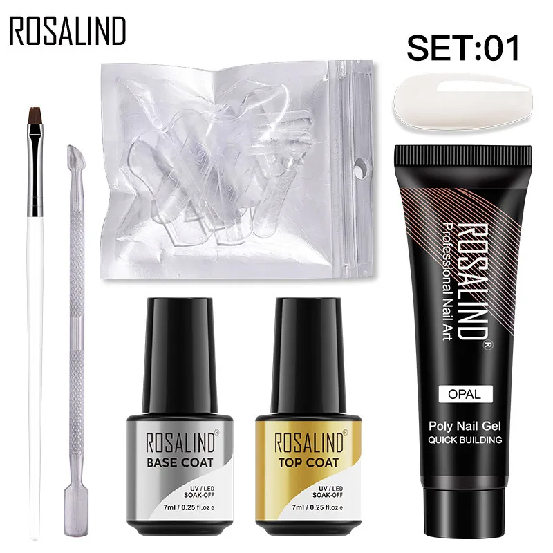

Nail Gel Kit Nail Polish Fast Extension Gel With 36W Nail Lamp Top Base Coat Semi Permanent Set Nail Tool