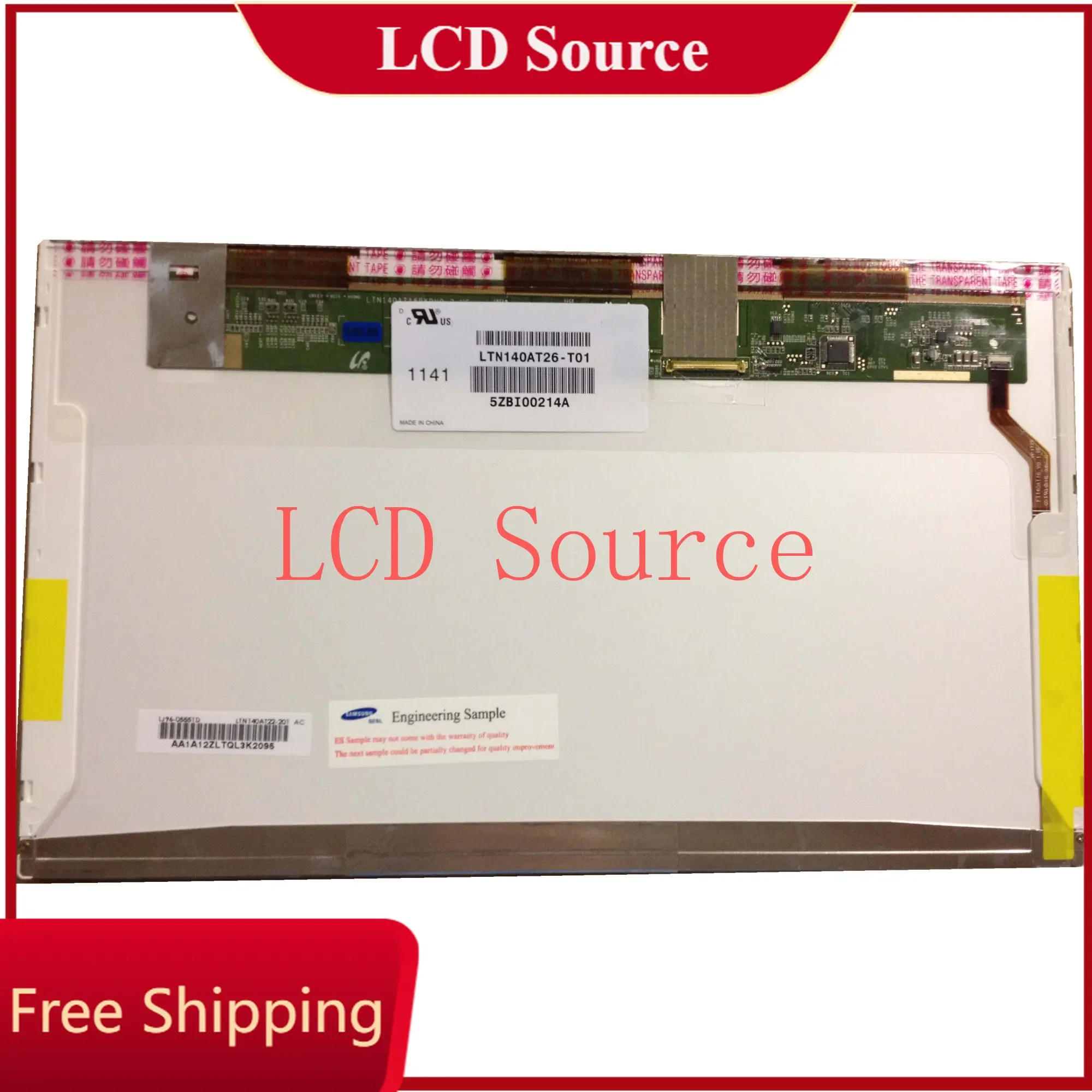 LTN140AT26 T01 подходит для HB140WX1-101 HB140WX1-100 N140B6-L08 LP140WH1 HSD140PHW1 B140XW01 V.0 V.6 V.8 N140BGE-L21 L11 L12