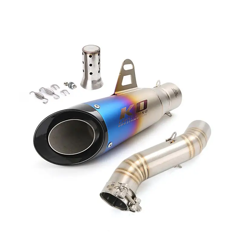 

Надевается для Honda CBR400R CBR500R CB500F 2016-2025 CB500X CB400X, выхлопная система мотоцикла, глушитель, средняя соединительная труба, нержавеющая сталь