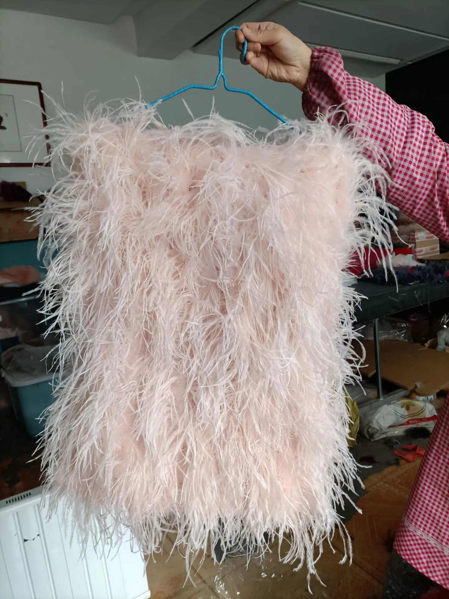 Рисунок 3 - Женское платье из страусиного меха